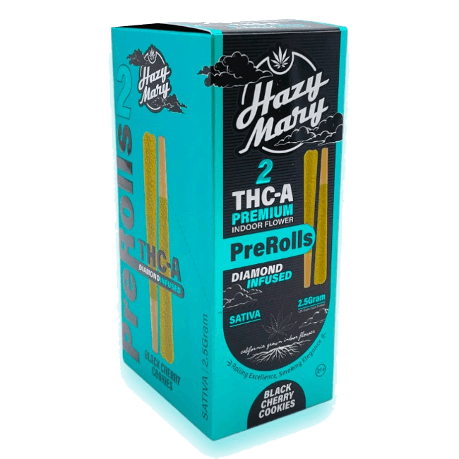 Hazy Mary THC-A Diamond 2.5G Pre Roll Pack