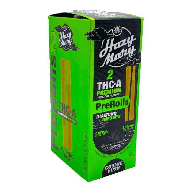 Hazy Mary THC-A Diamond 2.5G Pre Roll Pack