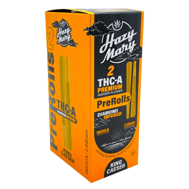 Hazy Mary THC-A Diamond 2.5G Pre Roll Pack