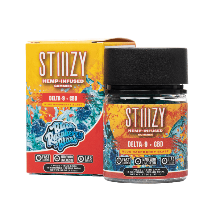 Stiiizy D9 Live Resin 225mg Gummies