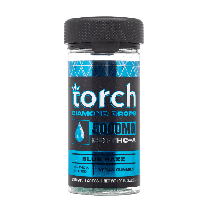 Torch D9 Diamond Drops 500mg Gummies