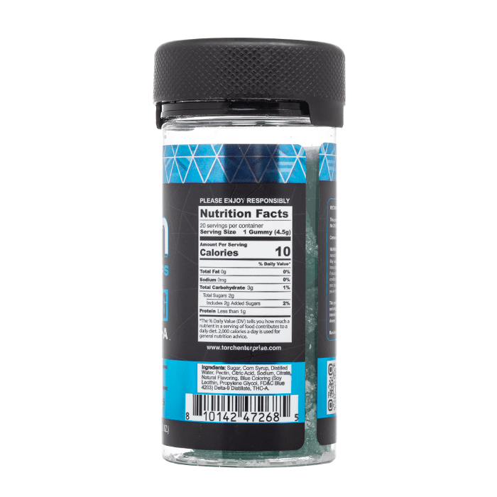 Torch D9 Diamond Drops 500mg Gummies