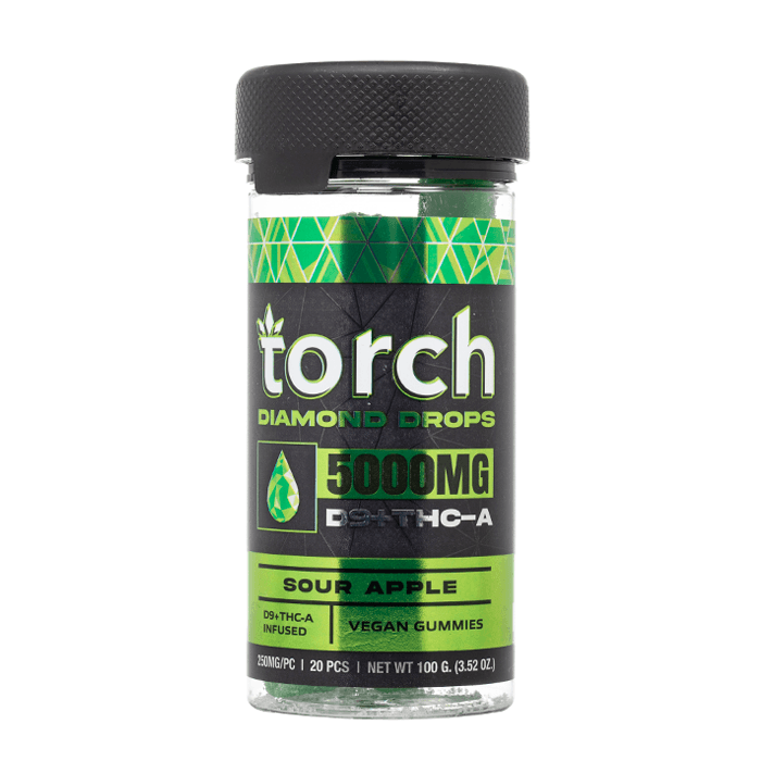 Torch D9 Diamond Drops 500mg Gummies