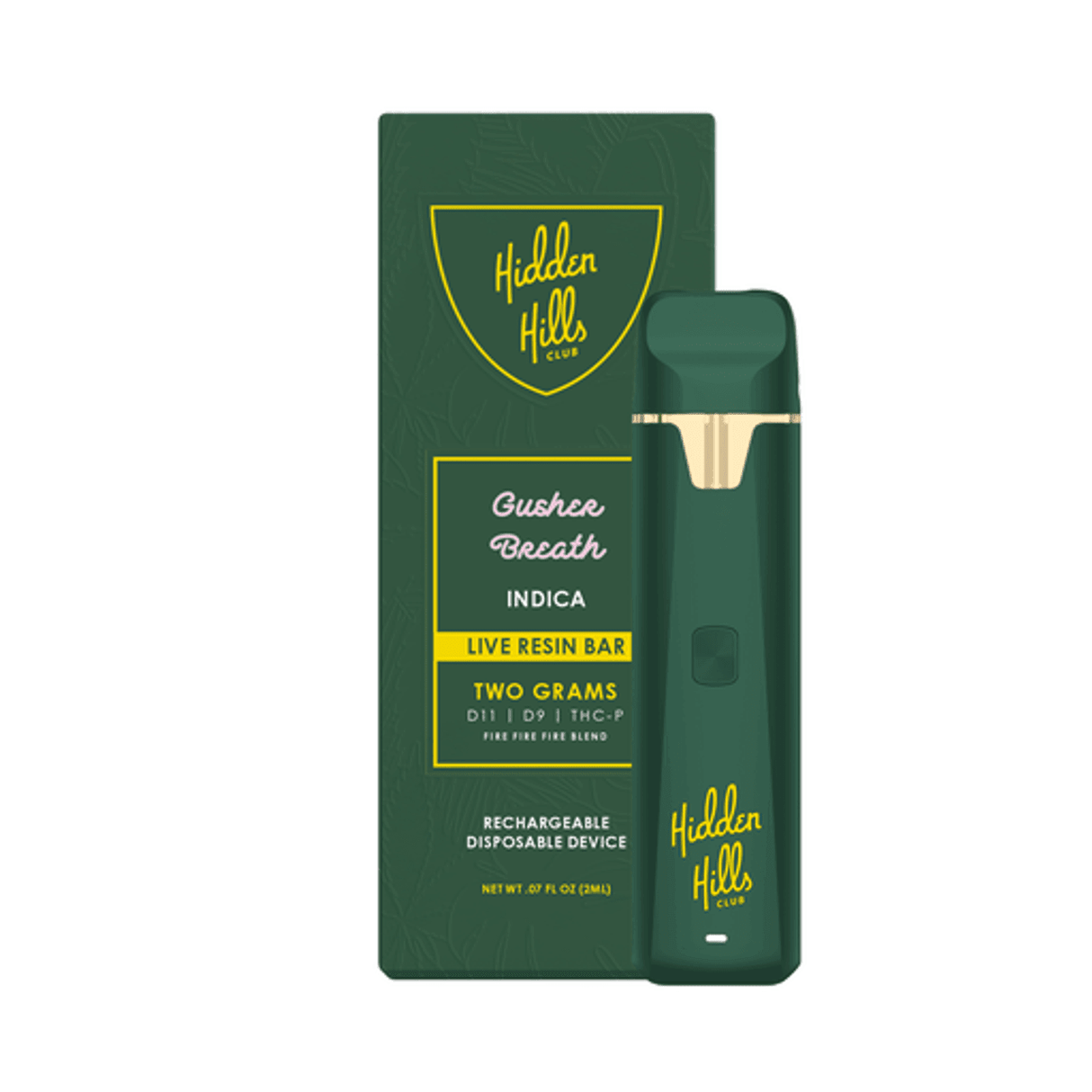 Hidden Hills Club Live Resin 2G Disposable Vape