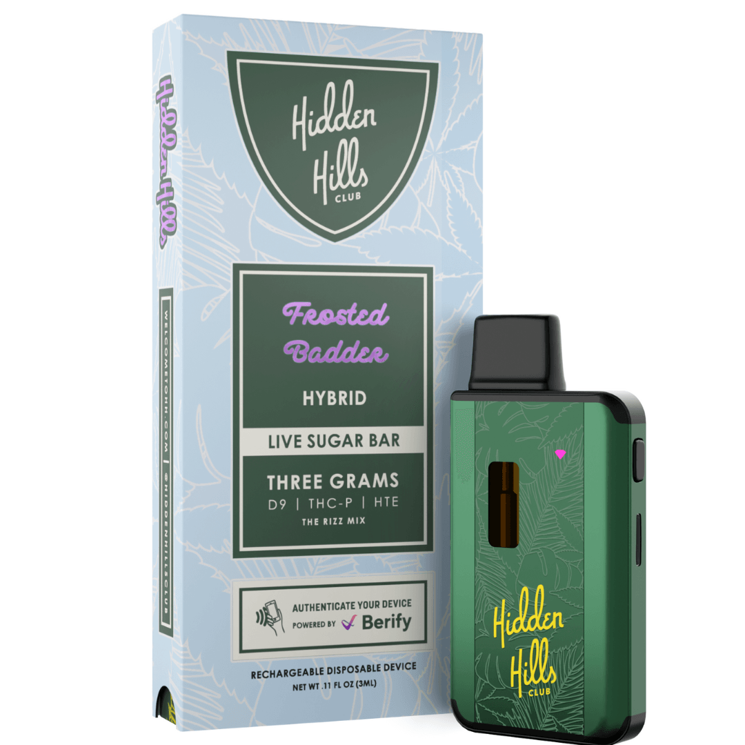 Hidden Hills Club Live Sugar 3G Disposable Vape
