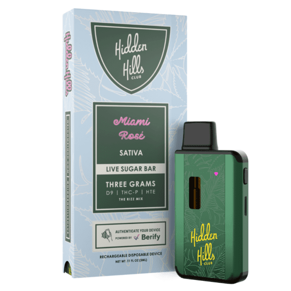 Hidden Hills Club Live Sugar 3G Disposable Vape