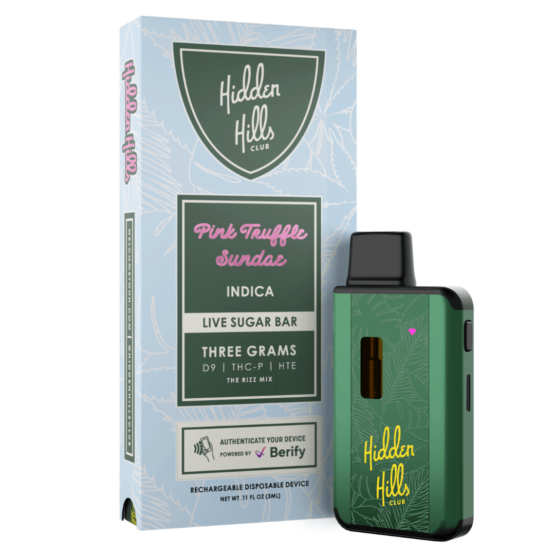 Hidden Hills Club Live Sugar 3G Disposable Vape