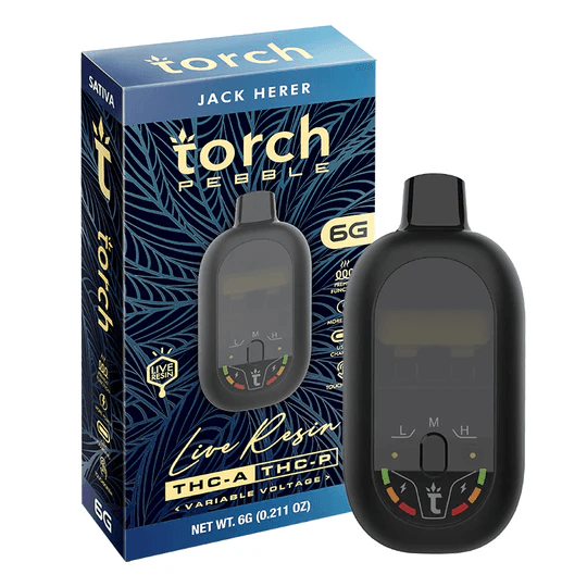 Torch Pebble Live Resin THC-A 6G Disposable Vape