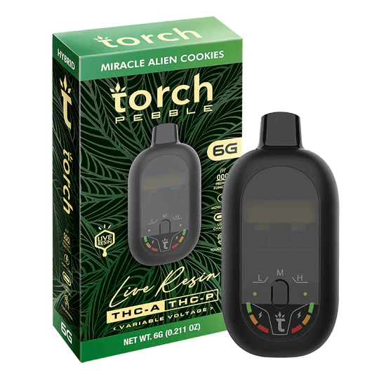 Torch Pebble Live Resin THC-A 6G Disposable Vape