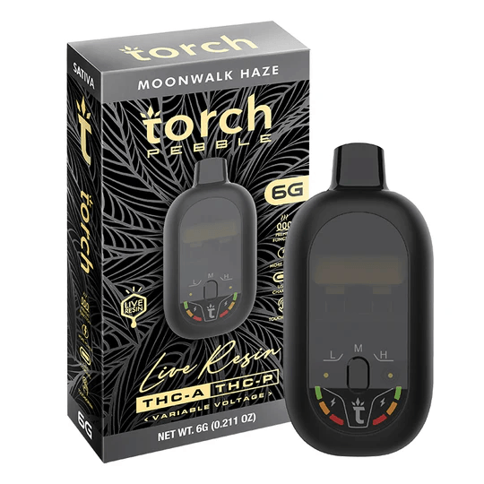 Torch Pebble Live Resin THC-A 6G Disposable Vape