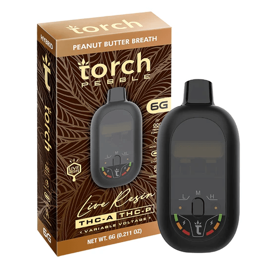 Torch Pebble Live Resin THC-A 6G Disposable Vape