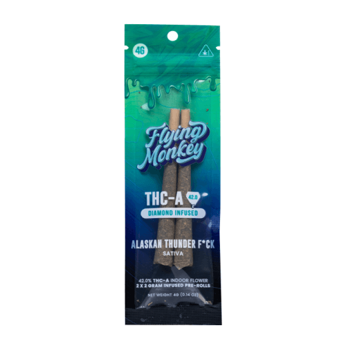Flying Monkey THC-A Diamond 4G Pre Roll Pack