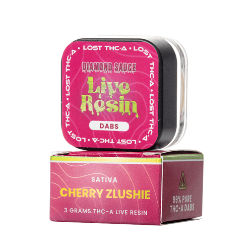 Lost Thc THC-A Live Resin Diamond Sauce Dabs 3G