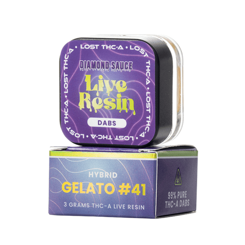 Lost Thc THC-A Live Resin Diamond Sauce Dabs 3G