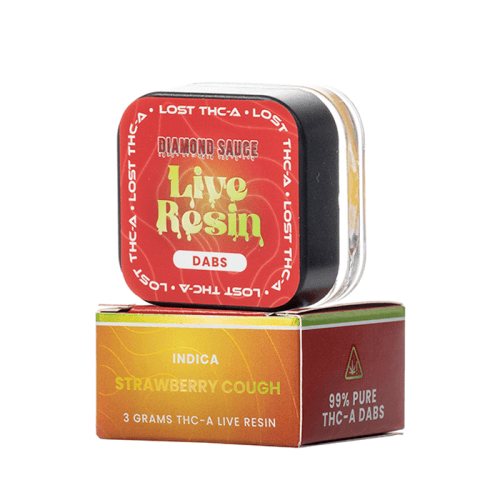 Lost Thc THC-A Live Resin Diamond Sauce Dabs 3G