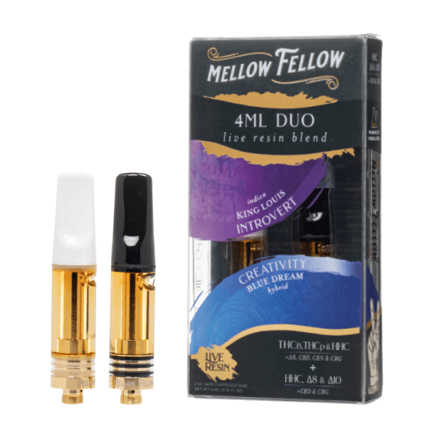 Mellow Fellow Duo Live Resin 4G Vape Cartridge