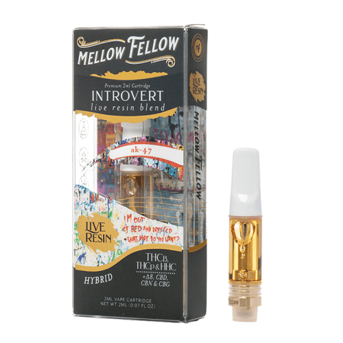 Mellow Fellow Introvert Blend Live Resin 2G Vape Cartridge
