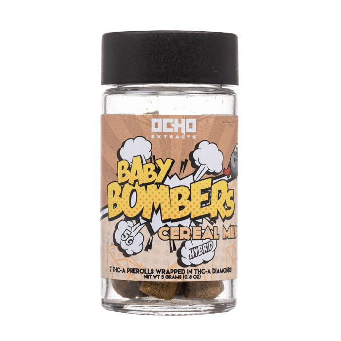 Ocho Extracts Baby Bombers THC-A 5G Pre Roll Pack
