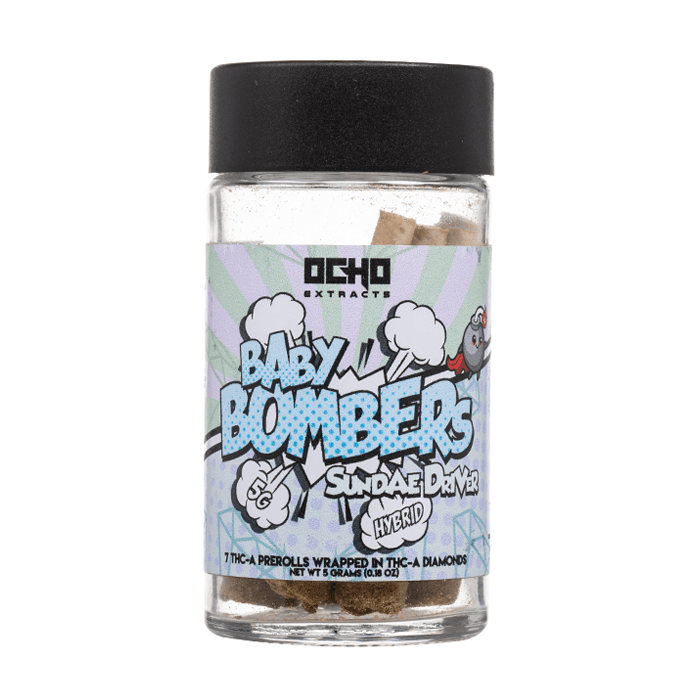 Ocho Extracts Baby Bombers THC-A 5G Pre Roll Pack