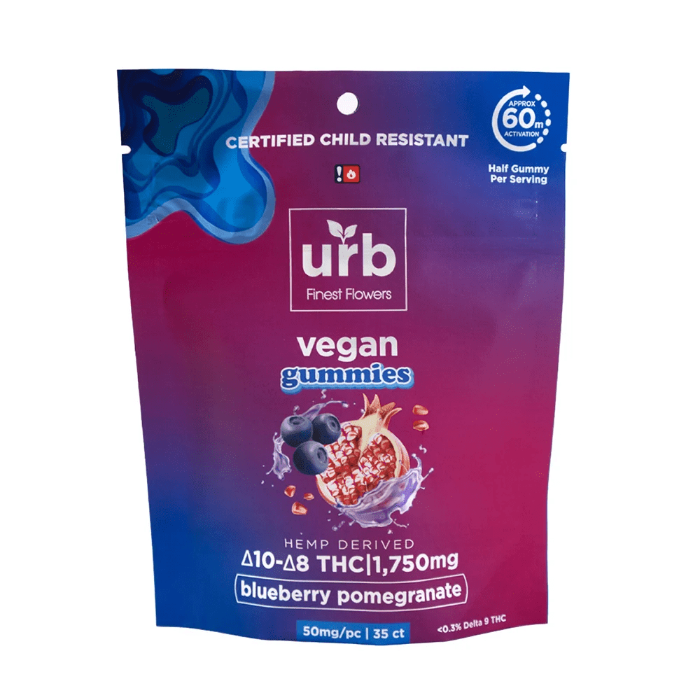 Urb D10/D8 Vegan 1750mg Gummies