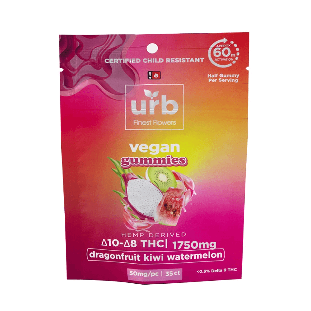 Urb D10/D8 Vegan 1750mg Gummies