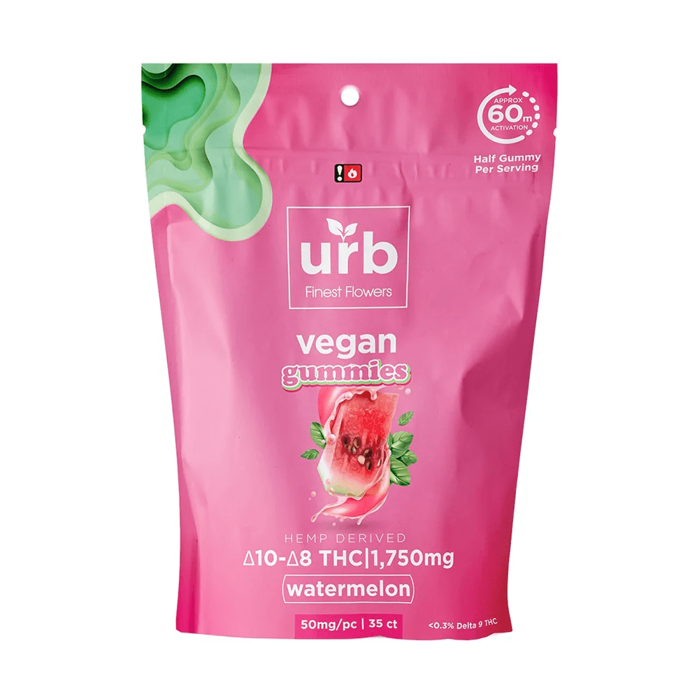 Urb D10/D8 Vegan 1750mg Gummies