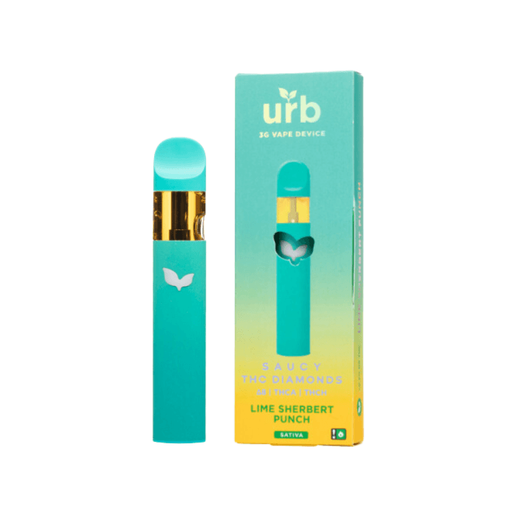 Urb Saucy Diamonds THC 3G Disposable Vape