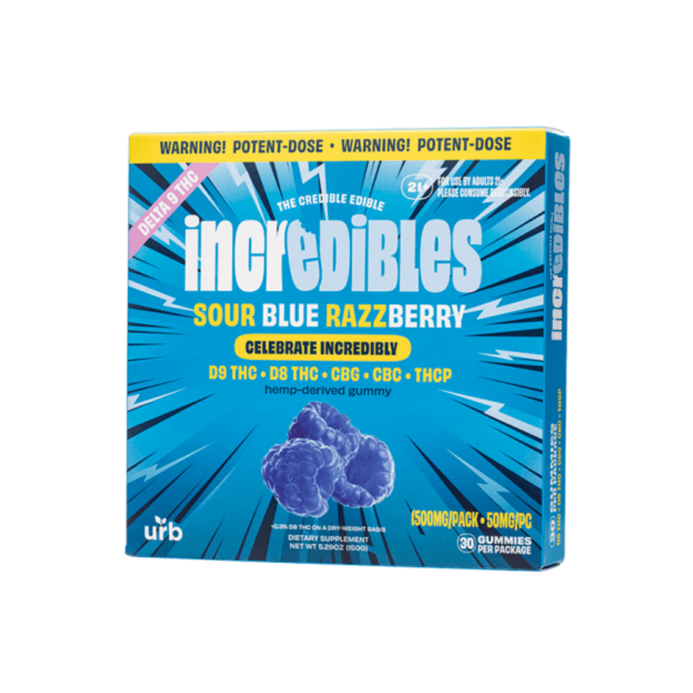 Urb x Incredibles Potent Dose 1500mg Gummies
