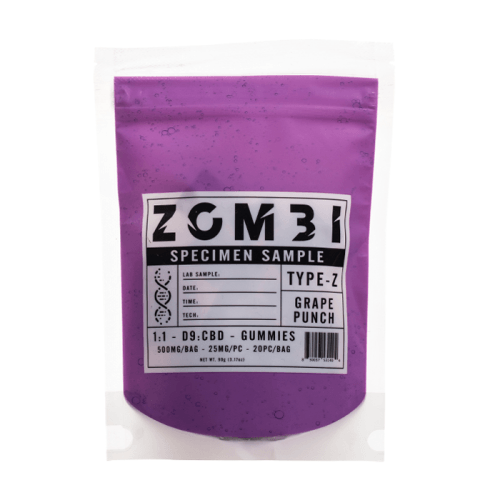 Zombi Specimen Sample Type-Z 500mg Gummies
