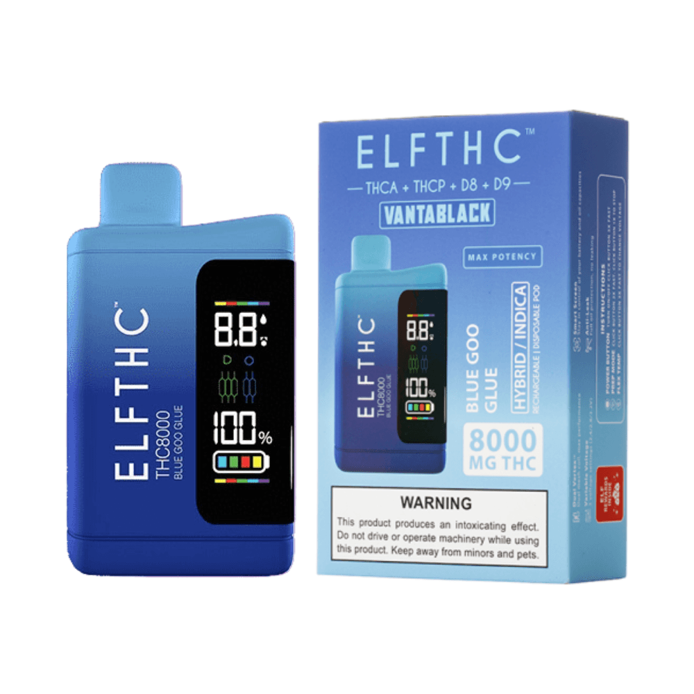 Elf Thc THC8000 Vanta Black Blend 8G Disposable Vape