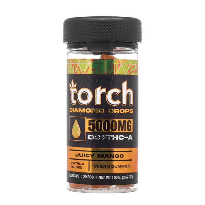 Torch D9 Diamond Drops 500mg Gummies