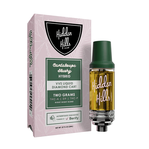 Hidden Hills Club VVS Liquid Diamond 2G Vape Cartridge