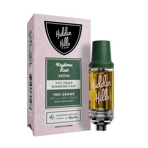 Hidden Hills Club VVS Liquid Diamond 2G Vape Cartridge