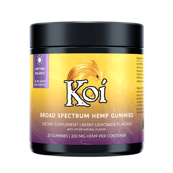 Koi Broad Spectrum CBD Anytime Balance 200mg Gummies