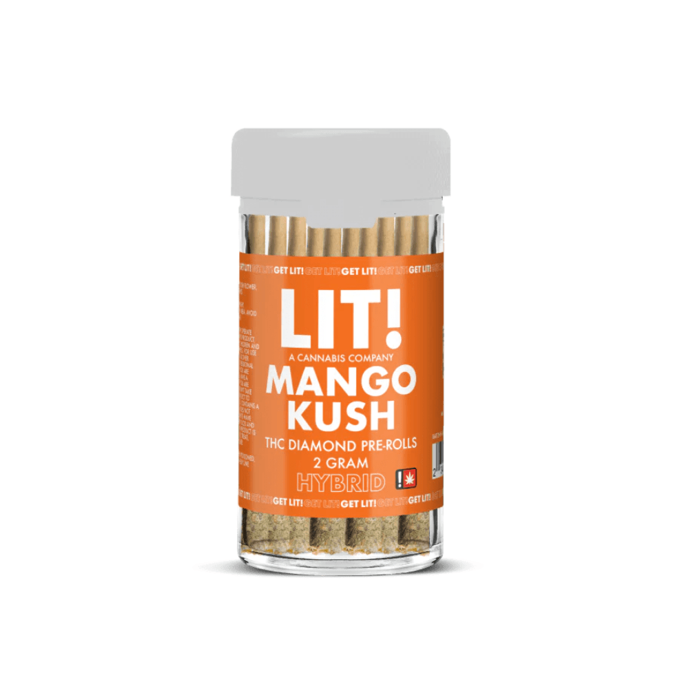 Lit! THC-A Diamonds 20G Pre Roll Pack