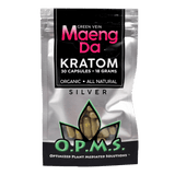 O.P.M.S Kratom Silver Capsules 18G