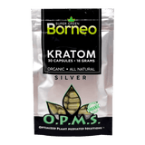 O.P.M.S Kratom Silver Capsules 18G