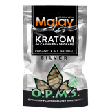 O.P.M.S Kratom Silver Capsules 36G