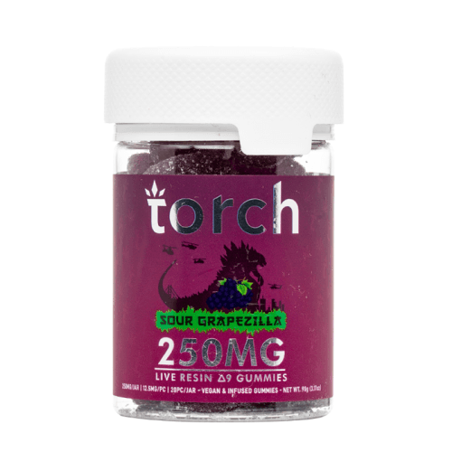 Torch D9 Live Resin 250mg Gummies