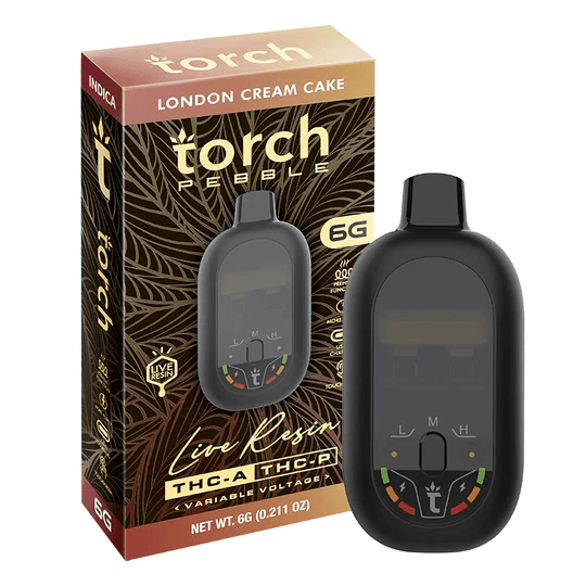 Torch Pebble Live Resin THC-A 6G Disposable Vape
