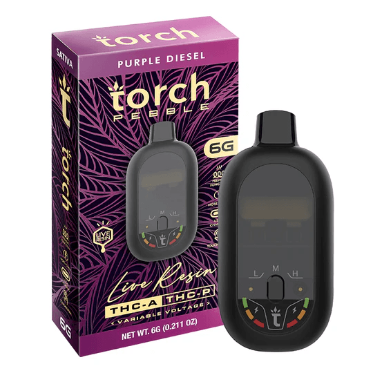 Torch Pebble Live Resin THC-A 6G Disposable Vape
