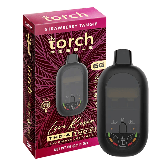 Torch Pebble Live Resin THC-A 6G Disposable Vape