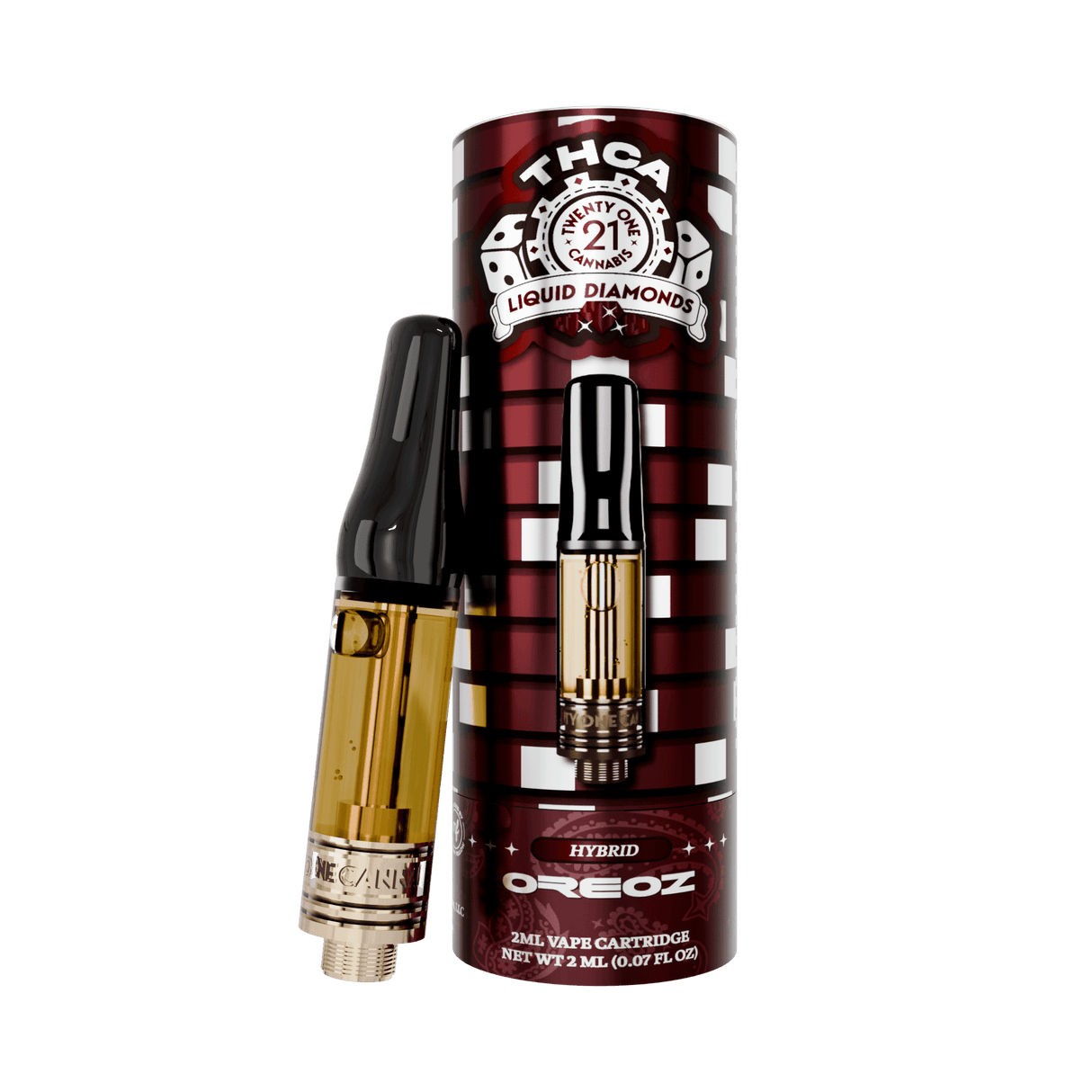 Twenty One Cannabis THC-A Diamonds 2G Vape Cartridge