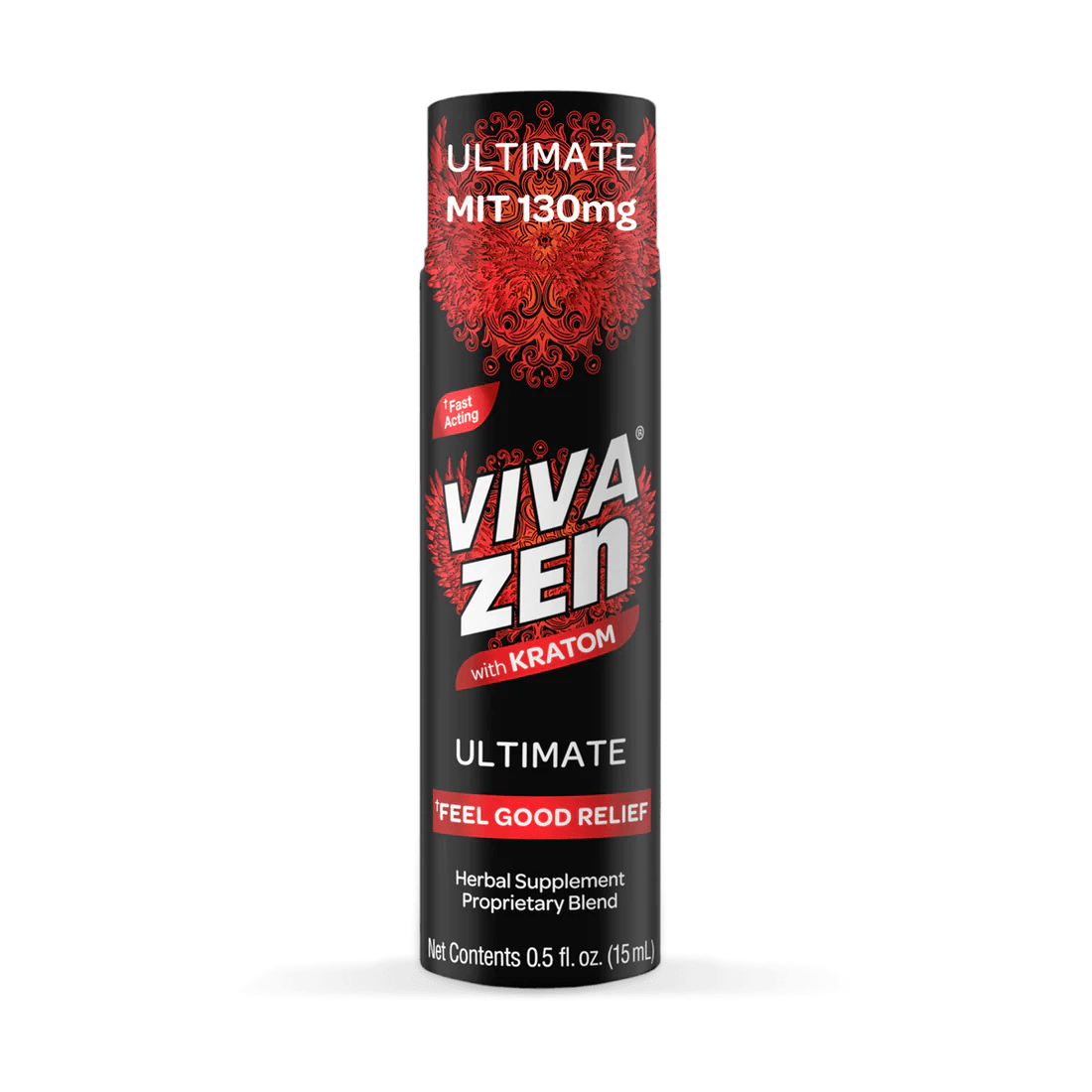 Viva Zen Kratom Extract 130mg Ultimate Strength Shot