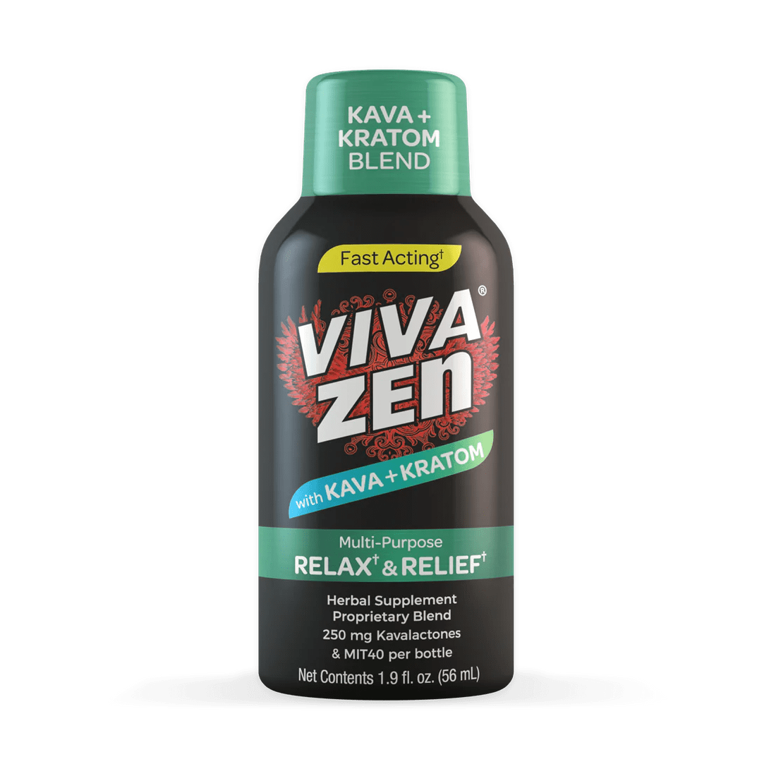 Viva Zen Kratom + Kava Extract 40mg Shot