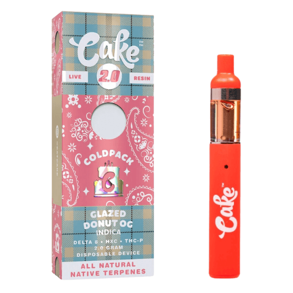 Cake Cold Pack Live Resin 2G Disposable Vape