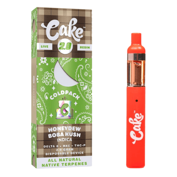 Cake Cold Pack Live Resin 2G Disposable Vape