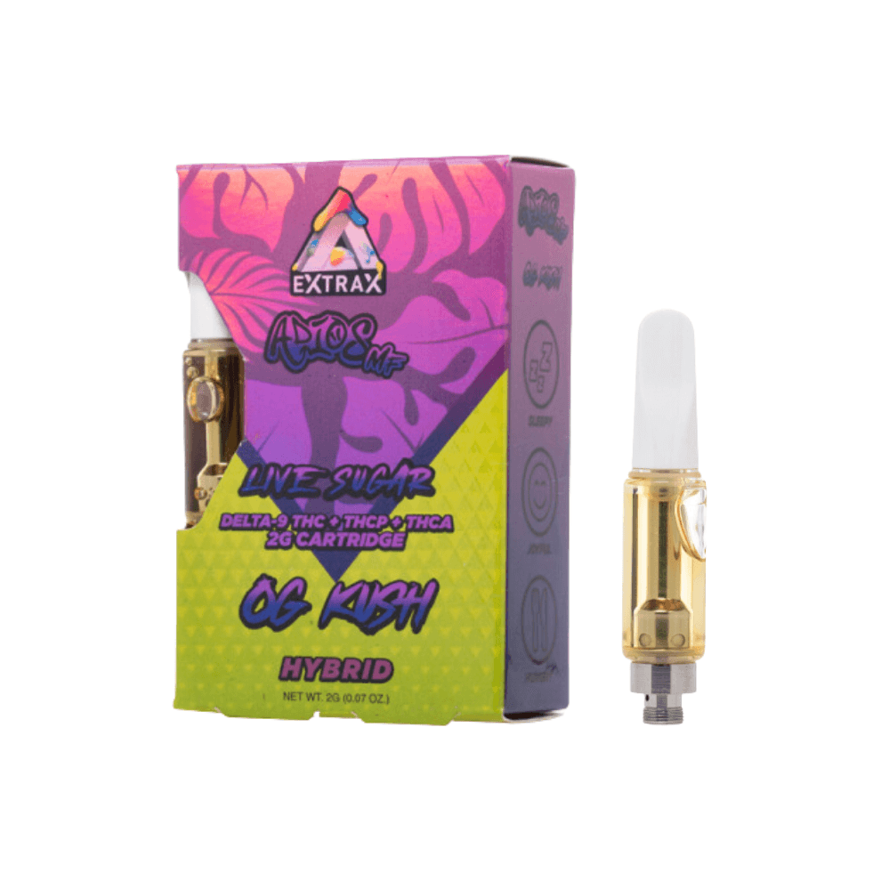 Delta Extrax Adios MF Live Sugar 2G Vape Cartridge