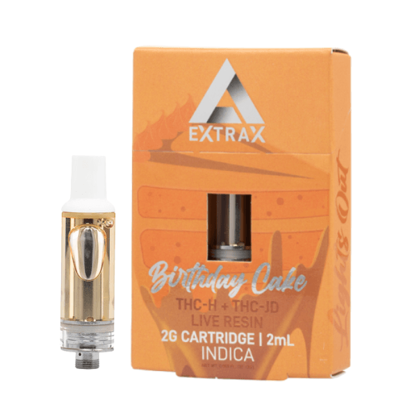 Delta Extrax Lights Out Live Resin 2G Vape Cartridge