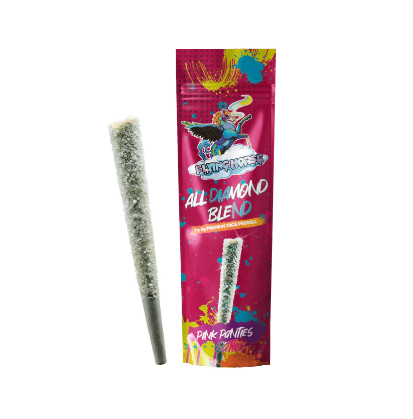 Flying Horse All Diamond Blend THC-A 20G Pre Roll Pack